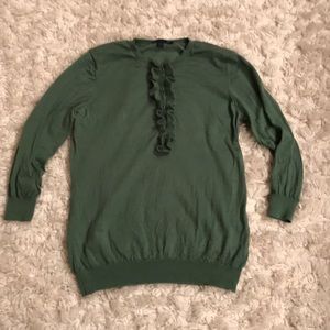 Boden Green 3/4 sleeve sweater